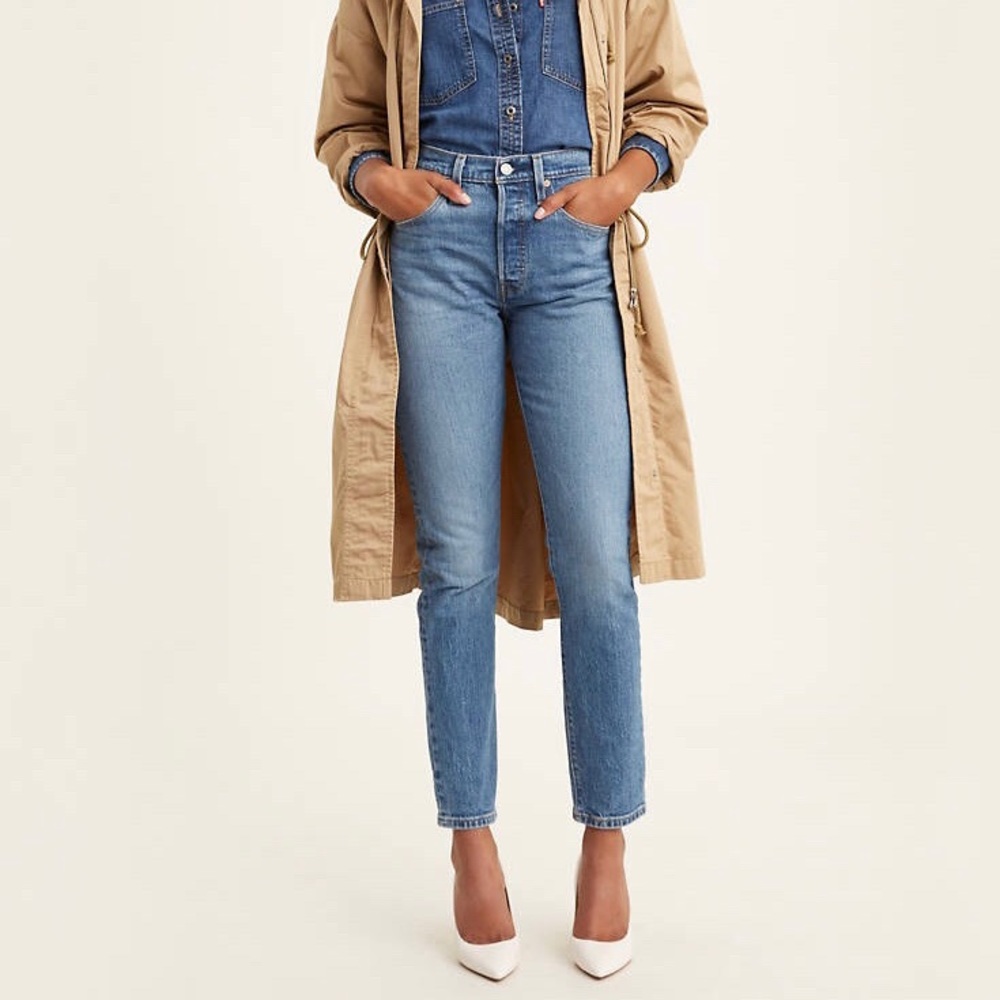 Levi’s 501 skinny stretch high waisted